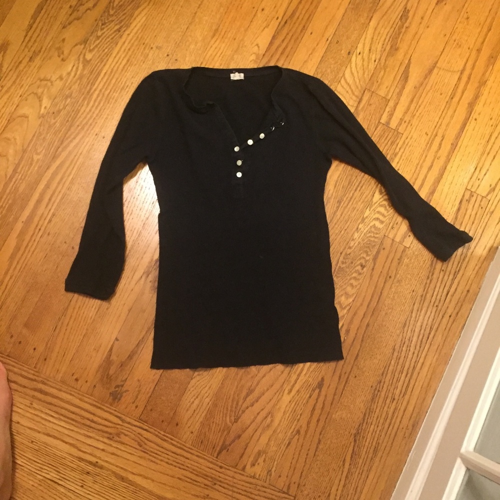 Navy J Crew Henley